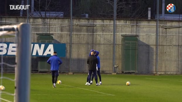 Dinamo Zagreb train ahead of Tottenham return leg